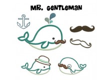 Stickserie Mr. Gentleman